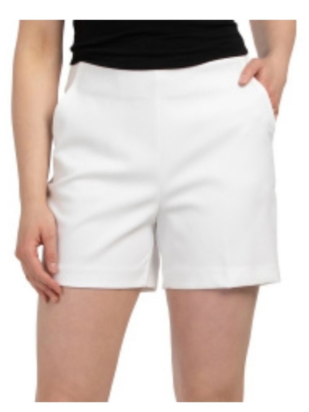 Rachel Zoe White High-Waist Tailored Shorts Sz 8 EUC